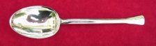 Spoon with half round handle